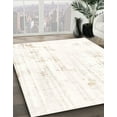 thumbnail image 3 of Ahgly Company Machine Washable Indoor Rectangle Abstract FloralWhite Beige Area Rugs, 2' x 4', 3 of 7