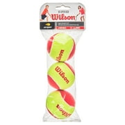 Wilson US Open Starter Junior Tennis Balls, 3-Ball Pack, Ages 8 & Under