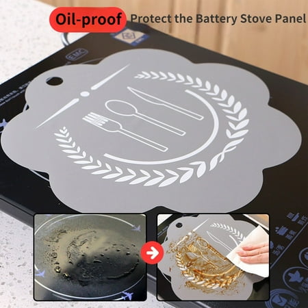 

Meizhencang Induction Cooker Mat Exquisite Pattern Wear Resistant Silicone Reusable Oilproof Anti-Slip Electric Induction Hob Pad Kitchen Tools