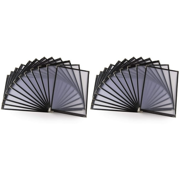Paquete de 20 Cubiertas de Menú-Una Página, 2 Vistas, Se Adapta Una Papel de 8,5 x 11 Pulgadas-Cubiertas de Menú de Restaurante