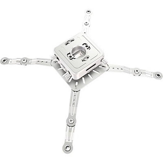 Universal Mount for Projectors with Micro Adjust & Additional Extenders - White