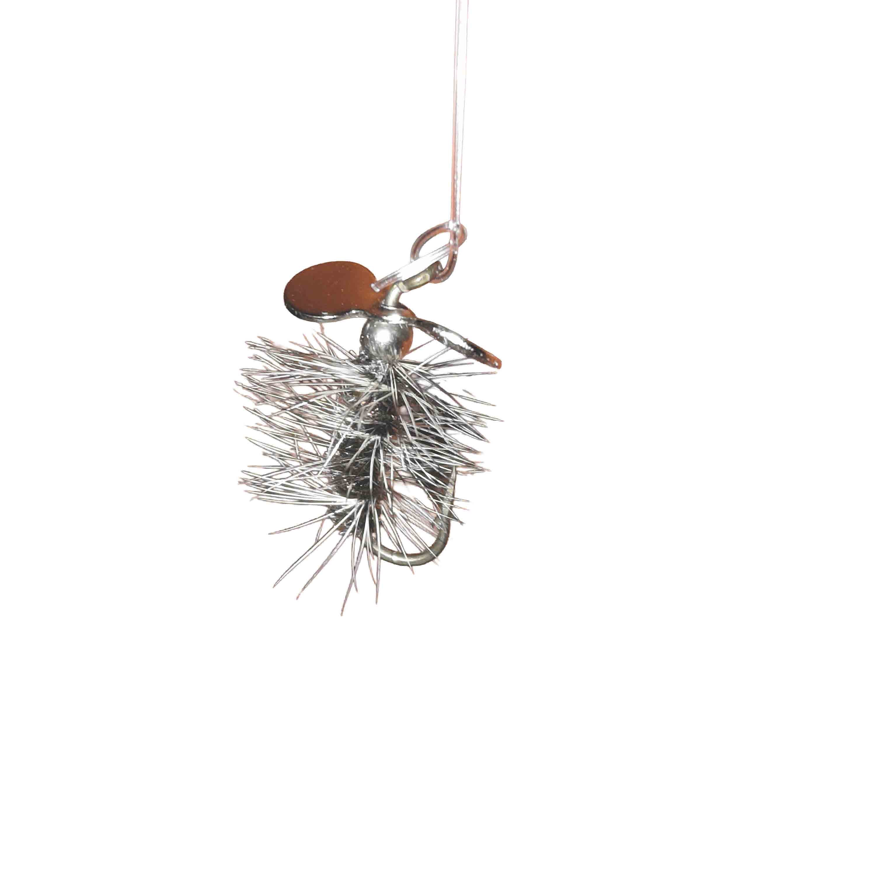 Pistol Pete's Hi-Country Spinner Flies Universal Fishing Lure, Renegade, Size 10 , 2-pack, Flies