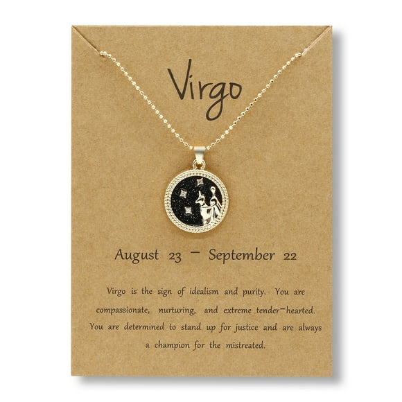 Dvkptbk Couple Necklace Coin Chain Golden Day and Night Twelve Necklace Couple Necklace Jewelry