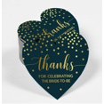 thumbnail image 2 of Inkdotpot Pack Of 100 Real Gold Foil Paper Tags Thanks For Celebrating The Bride To Be Bridal Shower Favor Hang Tags, 2 of 6