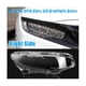 thumbnail image 3 of Cubierta de lente de faro derecho para faros LED 2016 2017 2018 2019, pantalla de lámpara de faro, cubierta de luz automotriz, 3 of 5