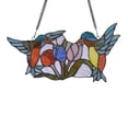 thumbnail image 2 of CHLOE Nectar Tiffany-style Animal Design Window Panel 16" x 9", 2 of 4