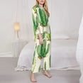 thumbnail image 3 of Sikiie Cactus And Succulent Women's Long-Sleeve Shirt and Full-Length Bottom Pajama Set (s-xxl)-Small, 3 of 7