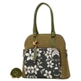 thumbnail image 2 of Bolsa Yute De Mujer FANA Elora Color Verde Olivo Original Llévatela, M3942!!, 2 of 3