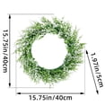 thumbnail image 3 of BKER Spring Wreath Simulation Door Hanging Home Decoration Farmhouse Door Front Window Hanging Wreath Decoration, 3 of 5