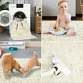 thumbnail image 5 of Haperlare 8x10 Vintage Floral Area Rug Oriental Rug, Soft Washable Rug Non Slip Low Pile Thin Rug Carpet for Living Room Bedroom Home Decor, Green, 5 of 8