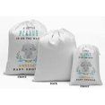 thumbnail image 2 of Darling Souvenir White A Little Peanut On The Way Baby Shower Custom Party Supplies Favor Bags Gift Pouches 15 Pieces, 2 of 5