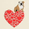 thumbnail image 3 of CafePress - Bulldog Heart Light T Shirt - Men's Classic Graphic T-Shirt, 3 of 4