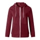 thumbnail image 3 of Puntoco Moda Mujer Casual Con Capucha Slim Cremallera Polar Suéter Abrigo Puntoco Puntoco-1, 3 of 5