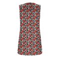 thumbnail image 4 of Buigttklop Summer Tank Tops for Women Sleeveless Square Neck Beach Praty Shirts Vacation Floral Print Tunic Loose Fit, 4 of 4