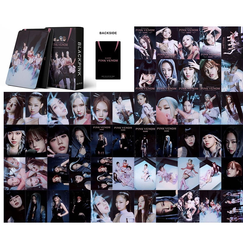 Set De 55 Photocards De Blackpink – Tarjetas De Colección De 88x56 Mm Con Imágenes De Los Miembros – Ideal Para Fans Del K-pop – Octavo Aniversario