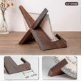 thumbnail image 3 of Plate Holder Display Stand - 6.5 Inch Picture Frame Stand, Wooden Display Stand for Book, Photo, Decorative Plate Women, 3 of 5