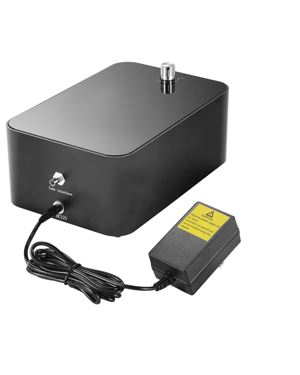 KFFKFF Air Aid, Modifiable 50 L/min Air Current, Air Aid Pump Set for Laser Cutting and Engraving, Eliminate Smoke and Debris,Lower Surface Heat, Protect Laser Lens, Suitable for Laser Engraver ≥ 20W