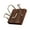 Silver Brown, variant on Note Memo Pad Storage Box with Wood Base Memo Pad Block Box Desktop Notes Storage Box for Desk 94x94mm