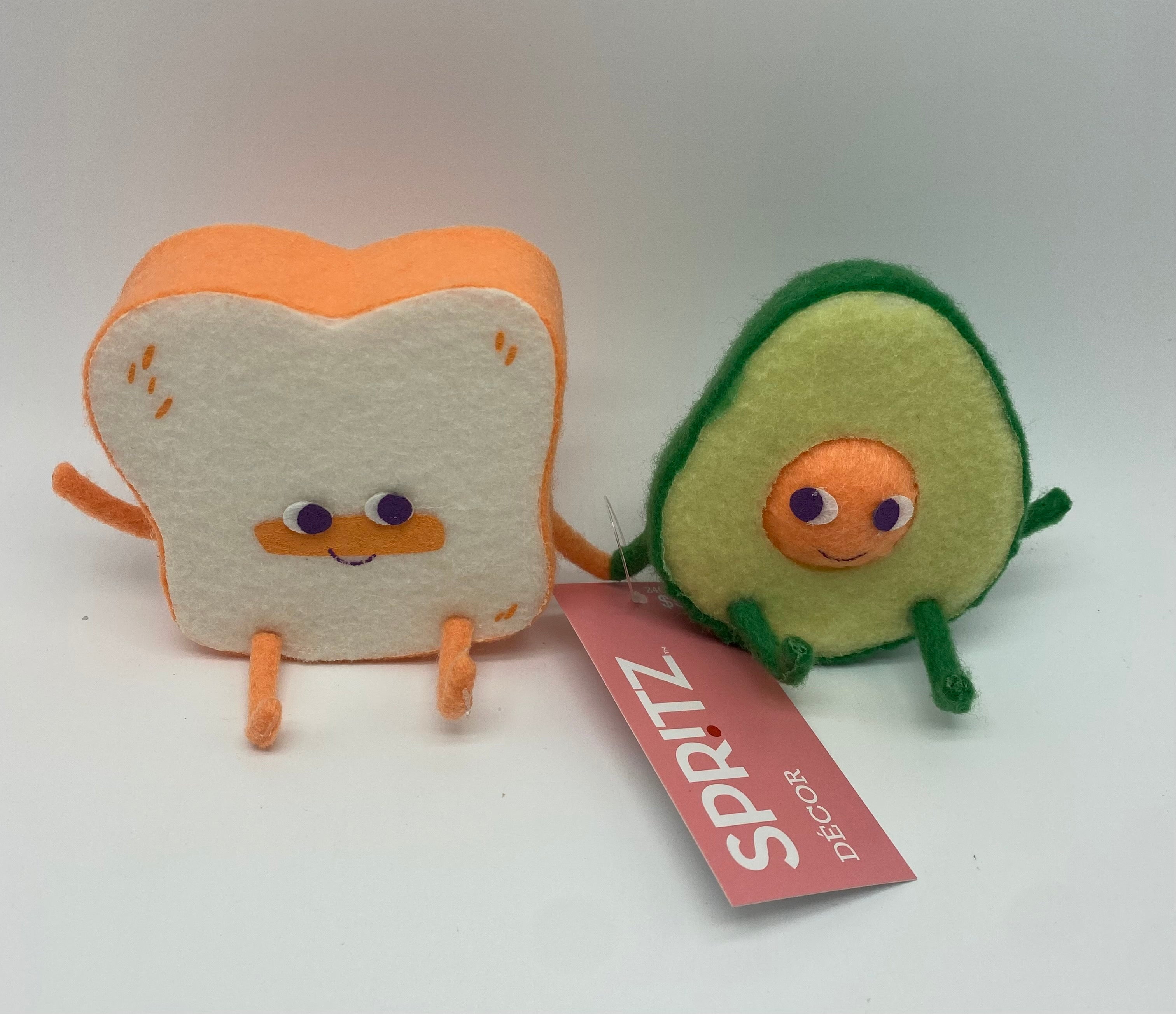 Target Felt Duo Figural Valentine's Day Avocado and Toast Spritz New