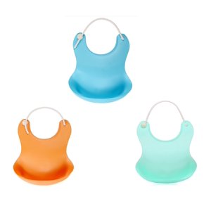 Baby Bibs Waterproof Feeding Bibs Adjustable Bibs BPA Free 3 Packs