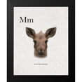 thumbnail image 2 of Straatsma, Leah 15x18 Black Modern Framed Museum Art Print Titled - M is for Moose, 2 of 5