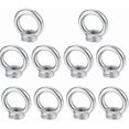 thumbnail image 1 of M10 Eye Nut with Lifting Ring, Stainless Steel 304 Screw Hook Nut - 10 Pack, 1 of 5