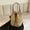beige, variant on CHOK Woven Straw Bag Ladies Bucket Crossbody Bag Summer Beach Bag Retro Travel Shoulder Bags Small Travel Purse and Handbag For Women beige 28x14x30cm