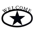 thumbnail image 1 of Village Wrought Iron WEL-45-S Small Welcome Sign-Plaque - Star, 1 of 1