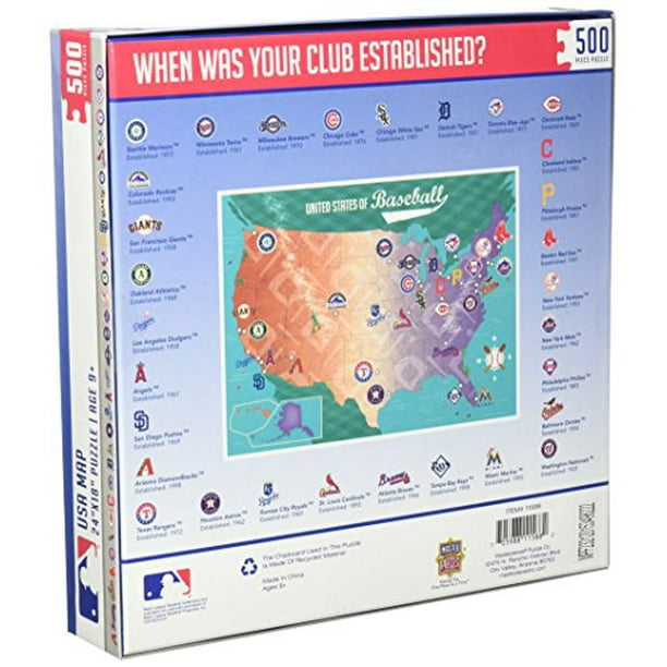 MLB Sports Map Puzzle - Walmart.ca