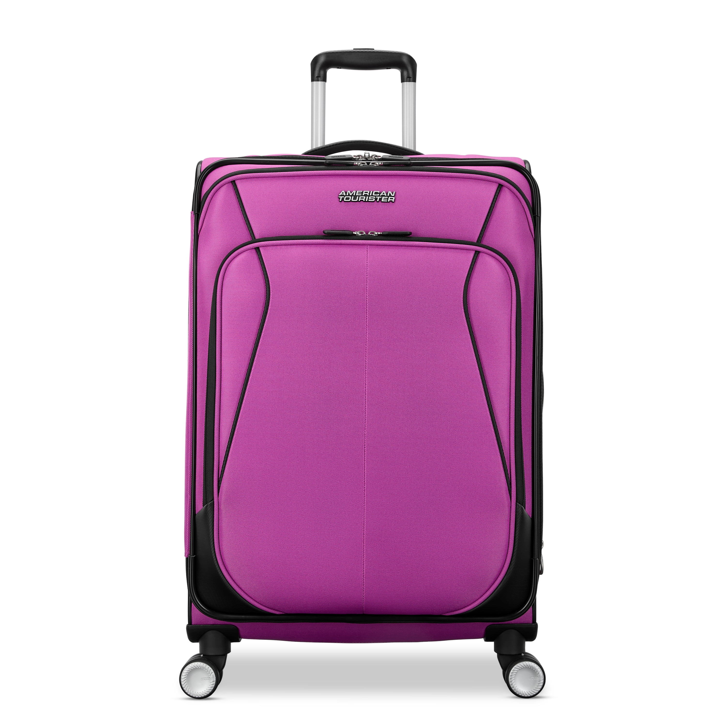 American Tourister 4 Kix 3.0 Softside Medium Checked Spinner Suitcase - Hyper Violet