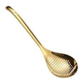 thumbnail image 1 of EeaseCA Household Stainless Steel Spoon Kitchen Colander Frying Strainer Dumplings Colander, 1 of 7