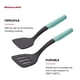 thumbnail image 4 of Set Turner KitchenAid Classic de plástico, 2 piezas, color aguamarina, 4 of 5