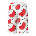 thumbnail image 4 of Men Swim Shorts Mens Summer Digital 3D Watermelon Printed Quick Drying Shorts Elasticated Waisted Beach Pants Swim Trunks for Men Red XXXL, 4 of 4