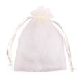 thumbnail image 1 of Bolsas de Organza con cordón de Color, paquetes pequeños de joyería con cuentas, embalaje de regalo de boda y Navidad, 50/100 unidades, 7x9 Cm, 70%, 1 of 4
