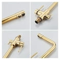 thumbnail image 5 of Gold Kitchen Faucets With Filtered Water, Deck Mounted Drinking Water Mixer Tap, Brass Gold Kitchen Faucet Filter, 5 of 7