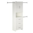 thumbnail image 1 of Organiseur pour placard 3 tiroirs Nevaeh Ridge de Systembuild Evolution, blanc, 1 of 9
