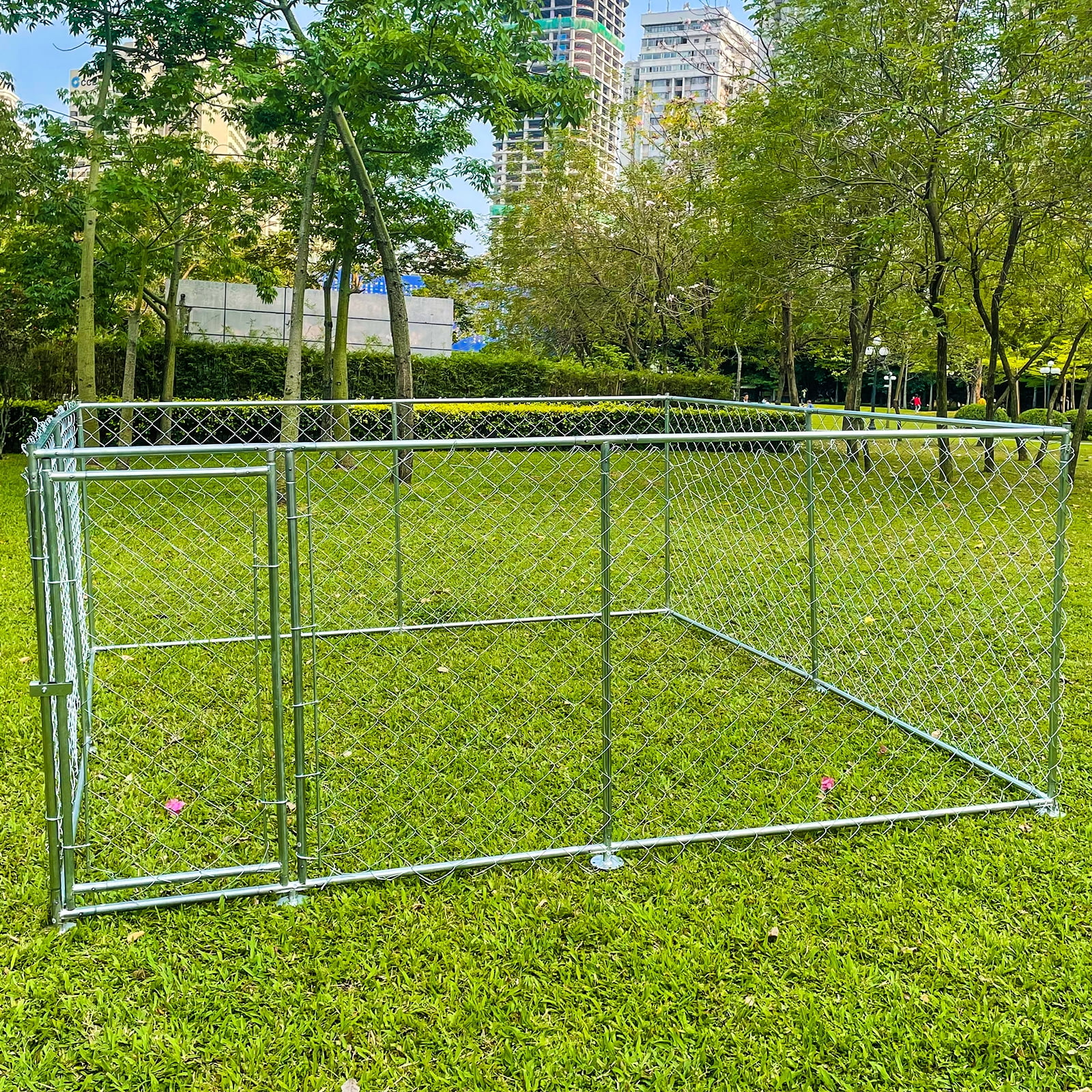 10x10x4ft Outdoor Dog Kennel Large Playpen Fence Cage Animal Pet Run Enclosure