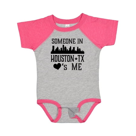 

Inktastic Houston Texas Someone Loves Me Skyline Gift Baby Boy or Baby Girl Bodysuit