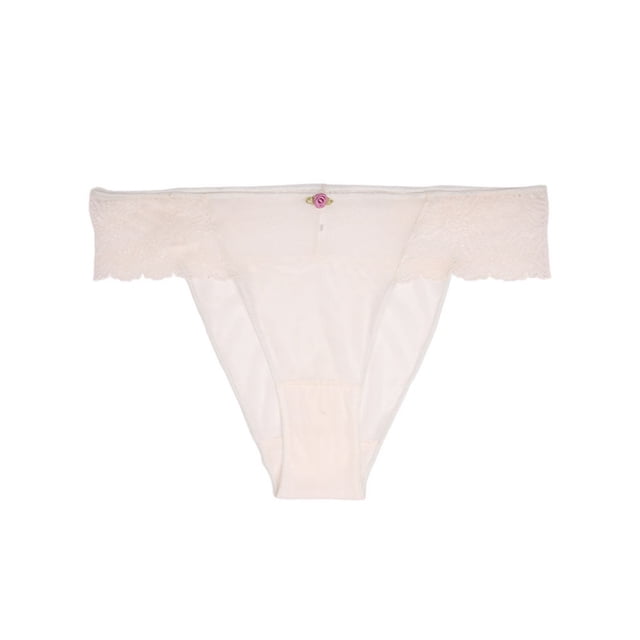 Bikini Ilusión para Dama, con Holanes en Costados Beige Talla M