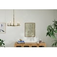 thumbnail image 3 of 43999NBR Kichler Lighting Crosby - 5 light Medium Chandelier - with Contemporary Inspirations - 22.25 inches tall by 26.25 inches wide-Natural Brass, 3 of 6