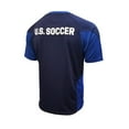 thumbnail image 2 of Icon Sports USMNT U.S. Soccer Federation Adult Soccer T-Shirt Game Day Poly Shirt, Striker Navy, Large, 2 of 2