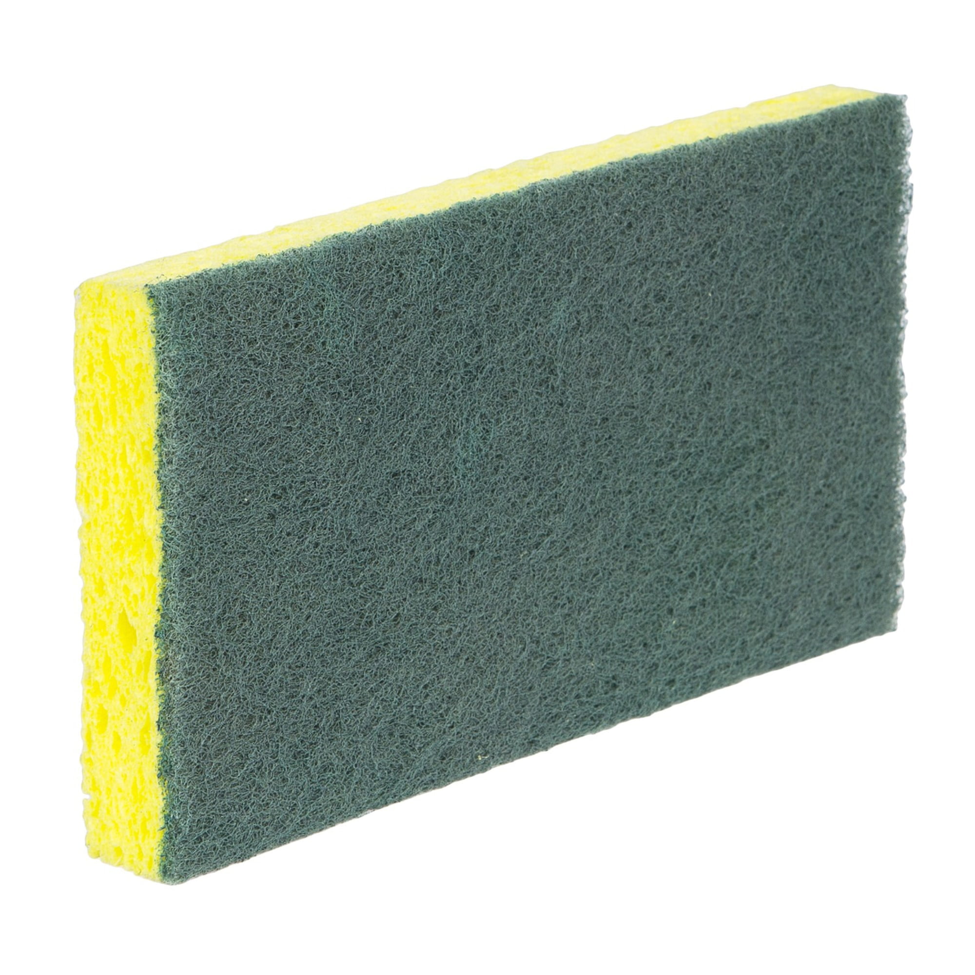 Schorin Company  Green & Yellow Cellulose Scrub Sponge 6.25x3.25 -  Schorin Company
