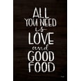 thumbnail image 2 of Jaxn Blvd. 13x18 White Modern Wood Framed Museum Art Print Titled - Good Food, 2 of 4