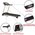 thumbnail image 2 of Caminadora Sunny Health & Fitness SF-T7515 Smart con inclinación Automática Bocinas Bluetooth LCD y Monitor de Pulso 240 lb Gris Sunny Health & Fitness SF-T7515, 2 of 2