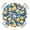Blue, variant on Blue White Plaid Round Tablecloth for 45-54 Inch Tables,Fitted Table Cover with Elastic Edge,Modern Geometric Striped Checkered Waterproof Outdoor Table Cloth Protector for Patio Garden Dinner Picnic