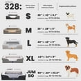 thumbnail image 2 of Laifug Orthopedic Premium Memory Foam Dog Bed, Dog Sofa with Washable and Removable Suede Cover, Waterproof Liner and Non-Slip Bottom, 2 of 7