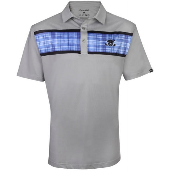 Clubhouse Cool-Stretch Men's Golf Shirt (Grey)
