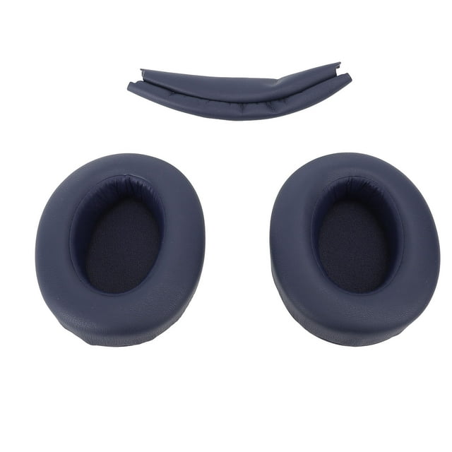 WH-XB910N almohadillas de Repuestro con Cubierta de diadema, almohadillas parauriculares Sonywh xb910n, cuero de proteía y esponja de espuma de memoria, cancelación de ruido