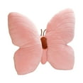 thumbnail image 1 of Almohada de mariposa, cojín de mariposa, suave, hecho a mano, cojín decorativo de escritorio. Rosa, 1 of 9