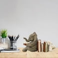 thumbnail image 6 of RuiJiao Elephant and Rabbit Resin Bookends - Outdoor and Indoor Decorative Garden Statues for Book Shelves - Unique Resin Figurines for Home and Garden, 6 of 9